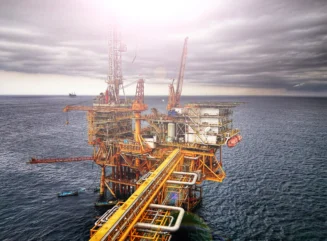 Offshore Platform - stock photo